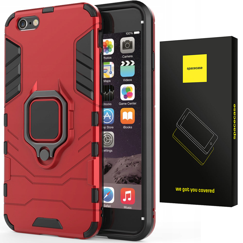 Spacecase X-Ring iPhone 6/6s czerwony