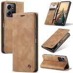 Spacecase Wallet Redmi Note 12 4G light brown