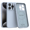 Spacecase Silicone Mag iPhone 15 Pro baby blue