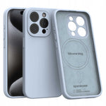 Spacecase Silicone Mag iPhone 15 Pro baby blue