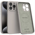 Spacecase Silicone Mag iPhone 15 Pro Max stone