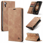 Spacecase Wallet iPhone Xr light brown