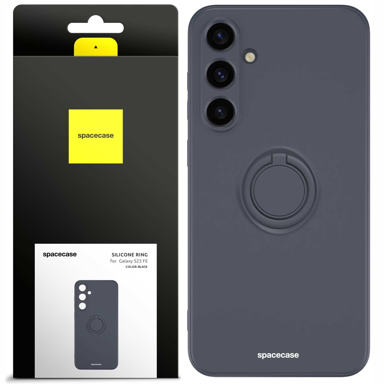 Spacecase Silicone Ring Galaxy S23 FE black