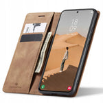 Spacecase Wallet Galaxy S22 light brown