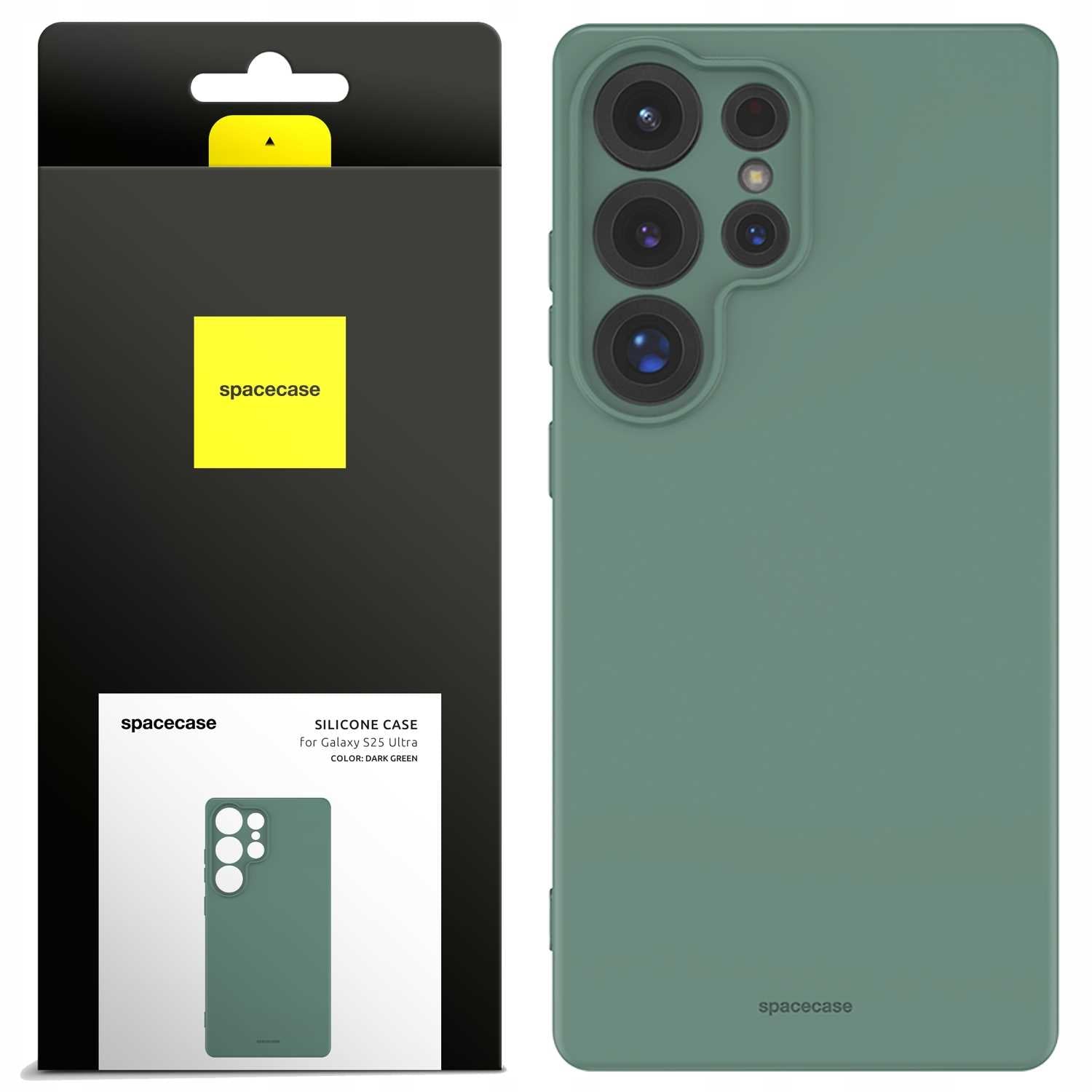 Spacecase Silicone Case 3.0 Galaxy S25 Ultra dark green