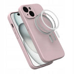 Spacecase Silicone Mag iPhone 15 baby pink