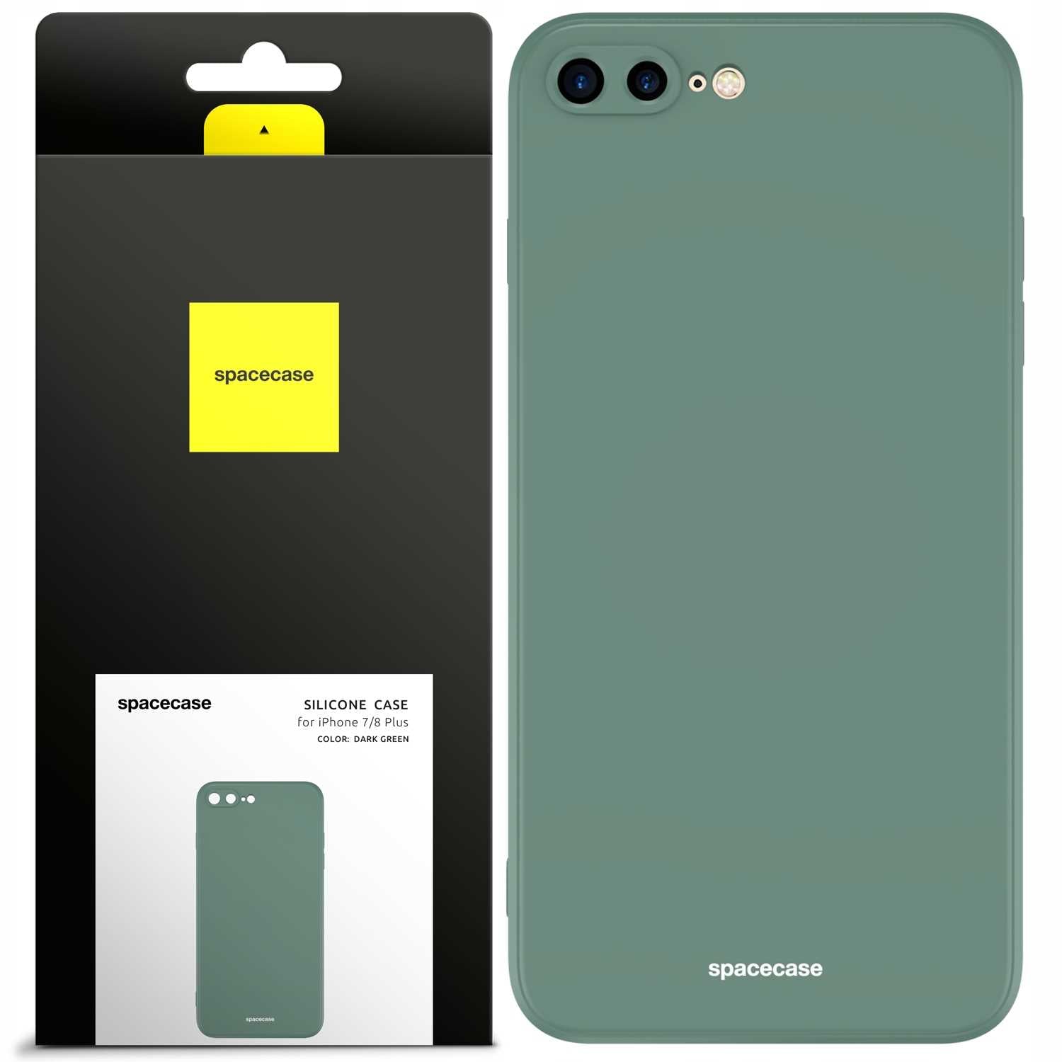 Spacecase Silicone Case iPhone 7/8 Plus dark green