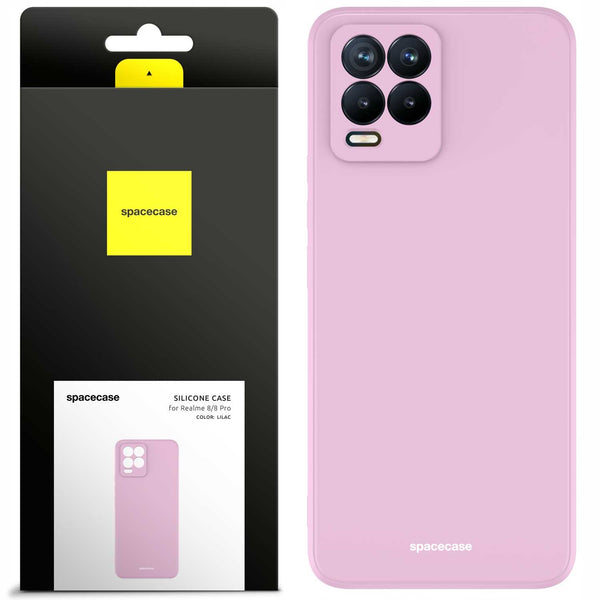 Spacecase Silicone Case Realme 8/8 Pro lilac