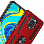 Spacecase Ring NX Redmi Note 9S/9 Pro czerwony