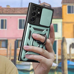 Spacecase Camring Galaxy S22 Ultra green