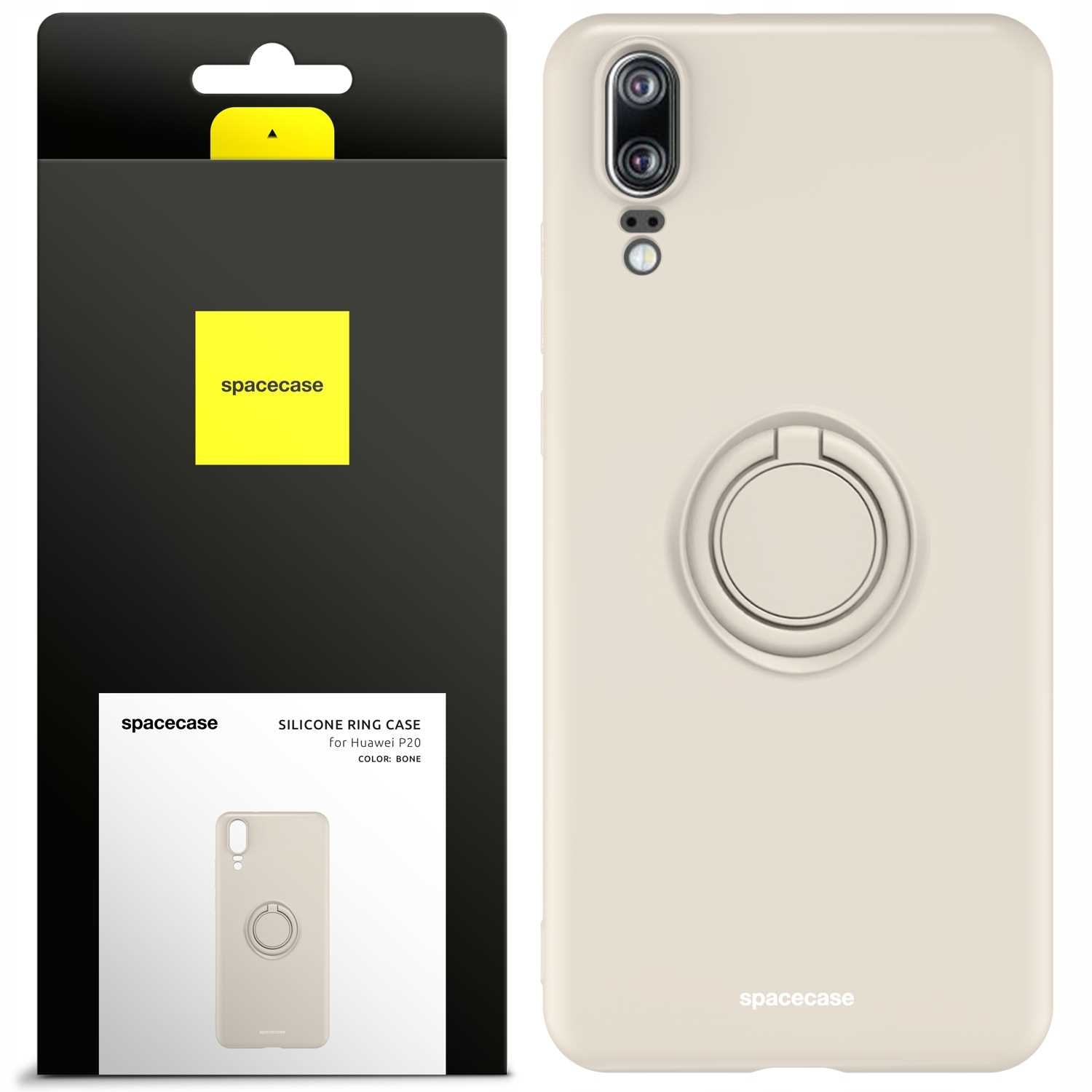 Spacecase Silicone Ring Huawei P20 bone