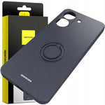 Spacecase Silicone Ring Redmi 13C 4G / Poco C65 black