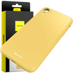Spacecase Silicone Case iPhone Xr yellow