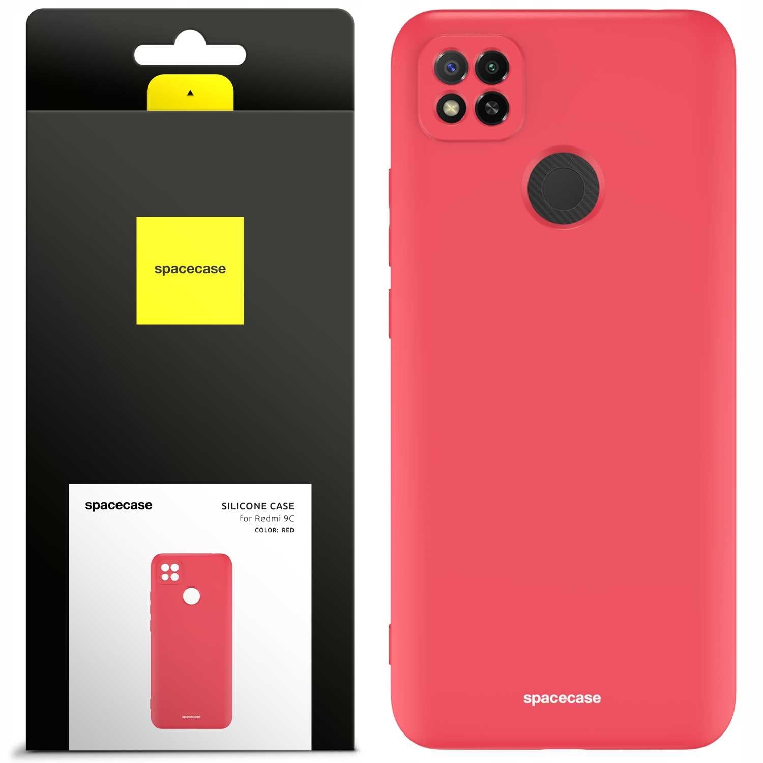 Spacecase Silicone Case Redmi 9C red