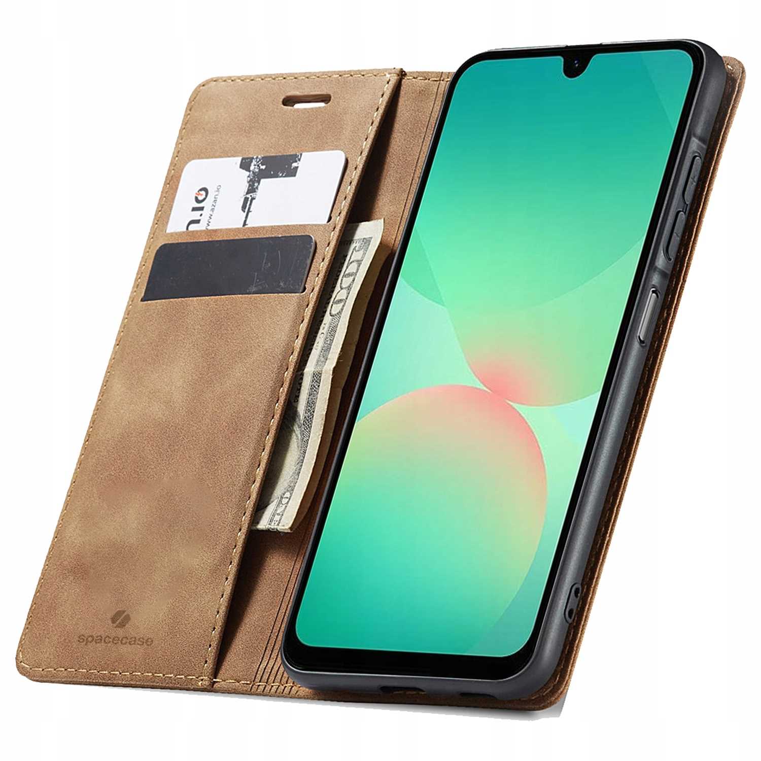 Spacecase Wallet Galaxy A27 5G light brown