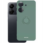 Spacecase Silicone Ring Redmi 13C 4G / Poco C65 dark gree