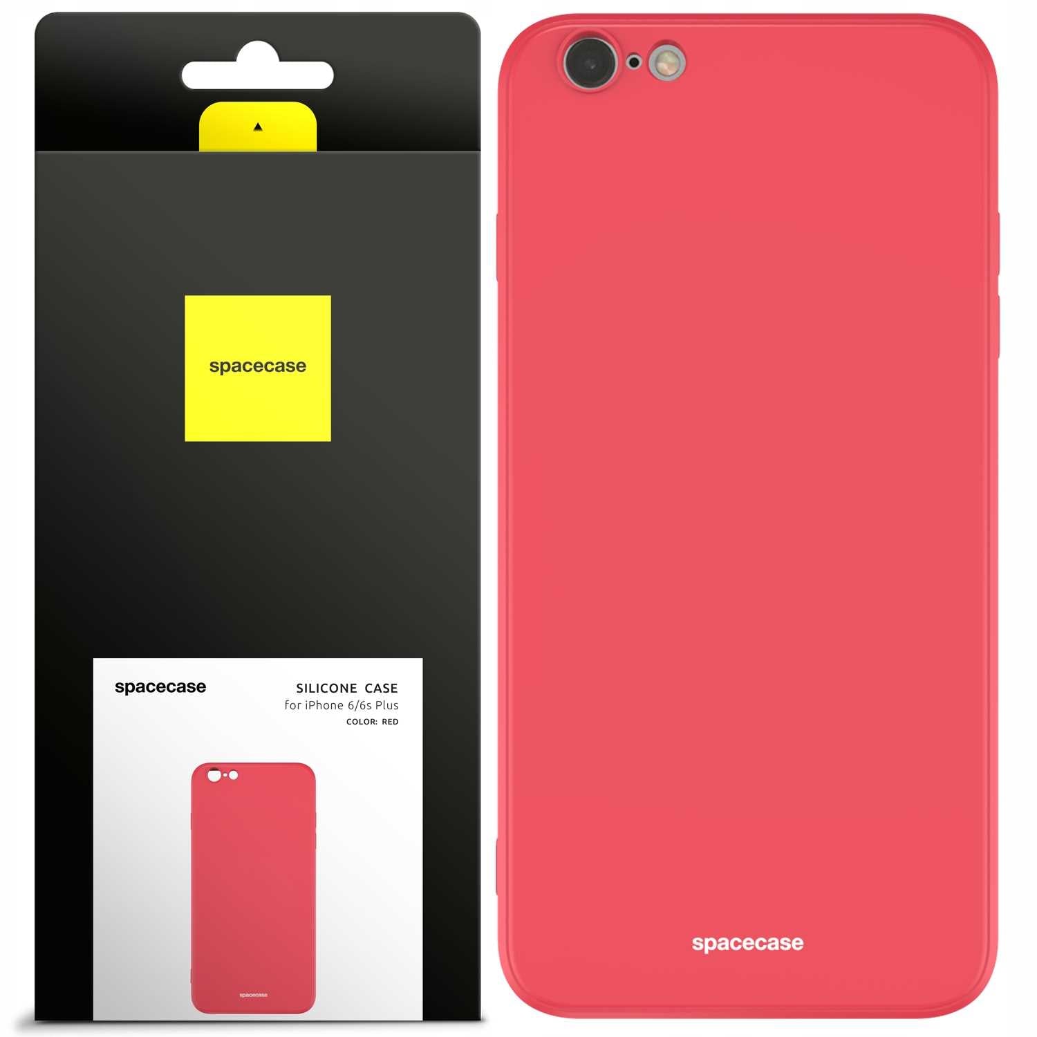 Spacecase Silicone Case iPhone 6/6s Plus red