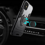 Spacecase X-Ring iPhone 11 czarny