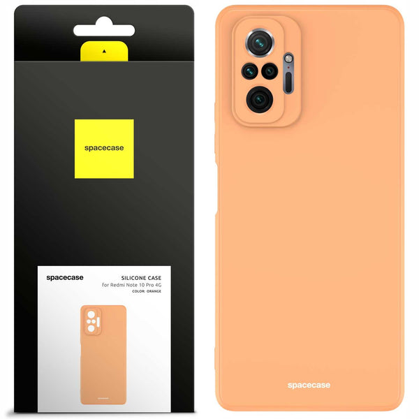 Spacecase Silicone Case Redmi Note 10 Pro orange
