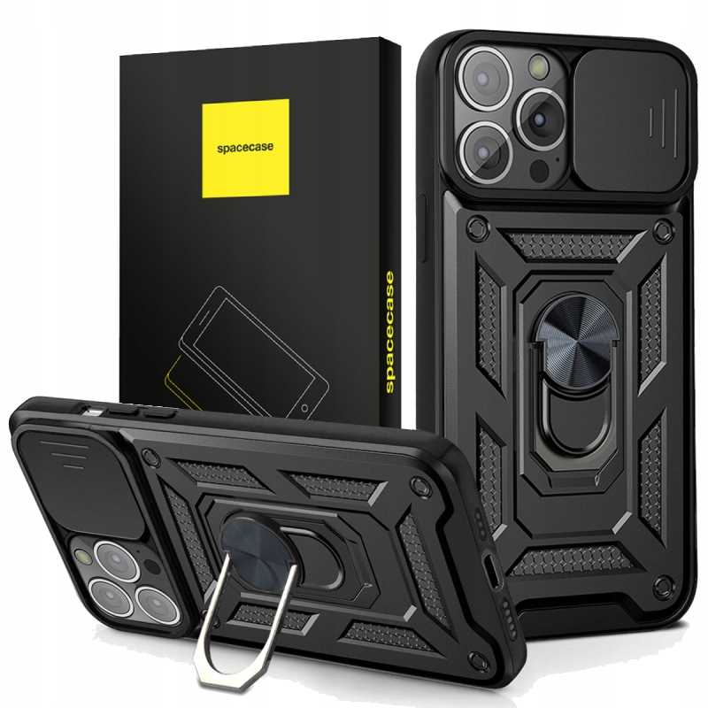 Spacecase Camring iPhone 14 Pro black