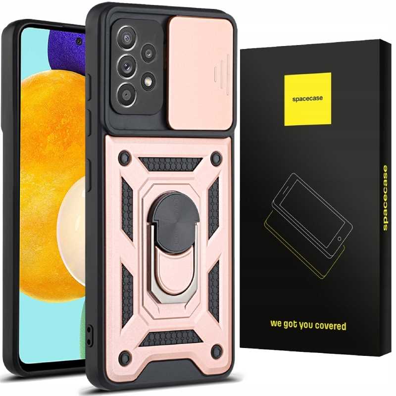 Spacecase Camring Galaxy A52 różowy