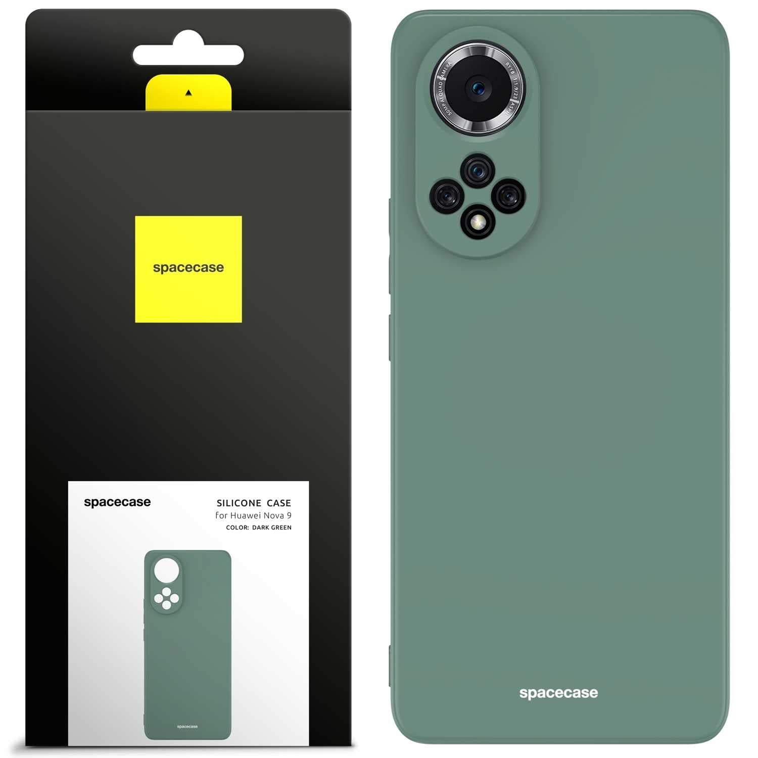 Spacecase Silicone Case Huawei Nova 9 dark green
