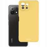 Spacecase Silicone Case Xiaomi Mi 11 Lite yellow