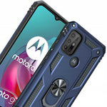 Spacecase Ring NX Motorola Moto G10/G30 niebieski
