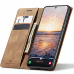 Spacecase Wallet Galaxy S23 light brown