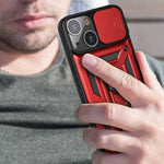 Spacecase Camring iPhone 13 Mini red
