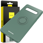 Spacecase Silicone Ring Galaxy S10+ dark green