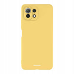 Spacecase Silicone Case Xiaomi Mi 11 Lite yellow