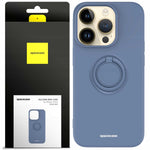 Spacecase Silicone Ring iPhone 14 Pro blue
