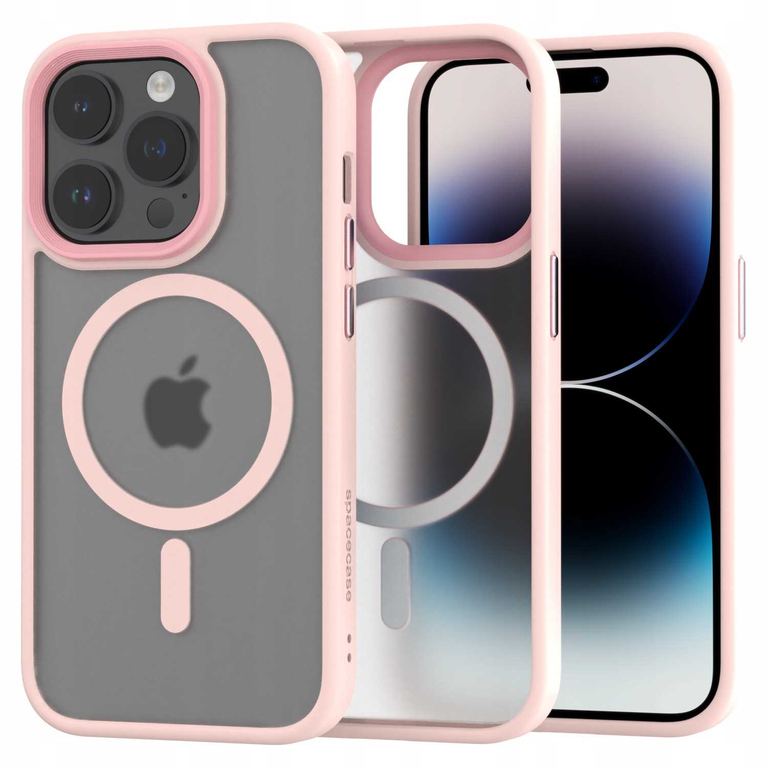 Spacecase Hybrid Mag iPhone 14 Pro pink