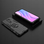 Spacecase X-Ring Redmi 9 czarny