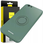 Spacecase Silicone Ring iPhone 7/8/SE dark green