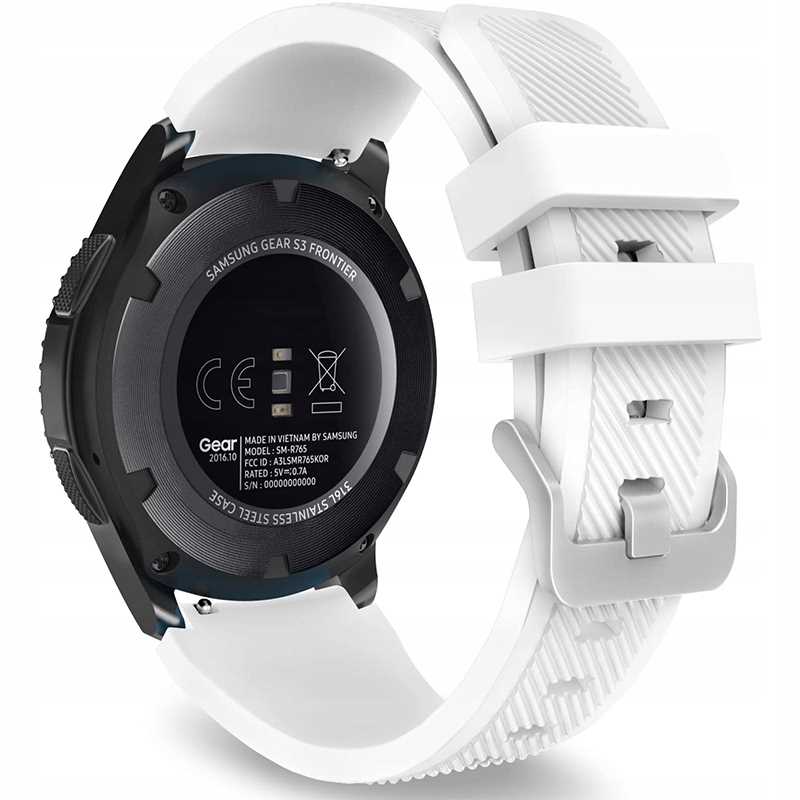 Spacecase Watchband 22mm white
