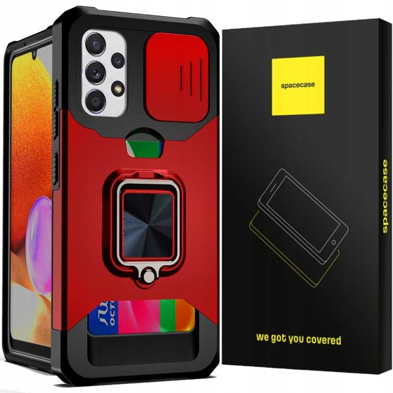 Spacecase Task Galaxy A32 4g czerwony