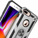 Spacecase Ring NX iPhone 6/7/8 Plus srebrny
