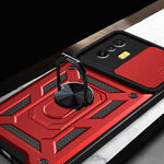 Spacecase Camring Poco F4 GT 5G czerwony