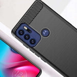 Spacecase Carbon Moto G60s czarny