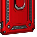 Spacecase Ring NX Galaxy S21 FE czerwony