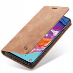 Spacecase Wallet Galaxy A70 light brown