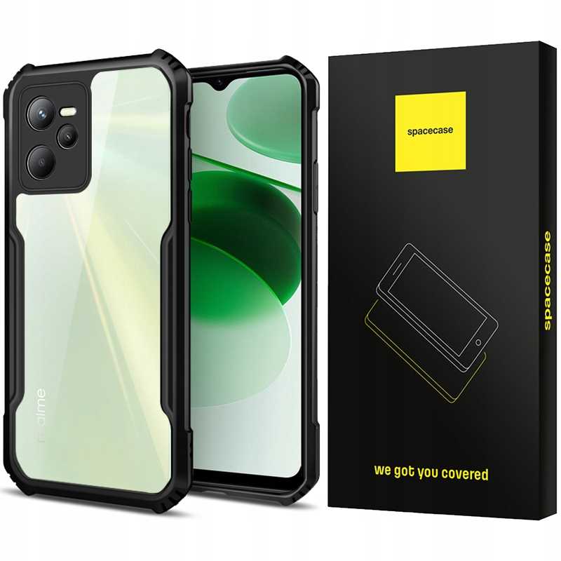 Spacecase Beetle Realme C35/Narzo 50A Prime czarny
