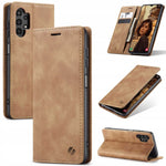 Spacecase Wallet Galaxy A13 4G  light brown