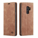 Spacecase Wallet Galaxy S9+ light brown