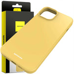 Spacecase Silicone Case iPhone 14 Plus yellow
