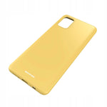 Spacecase Silicone Case Galaxy A71 yellow