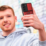 Spacecase Camring Galaxy S22 red