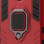 Spacecase X-Ring Redmi Note 9 czerwony